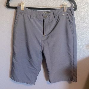 Navy Hurley Boys' H20 Dri Walk Shorts Size 16